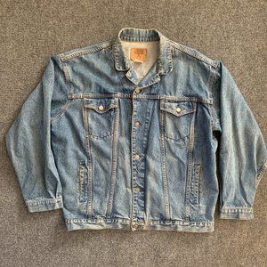 Vintage 90's Mens GAP Denim Blue Jean Jacket XL